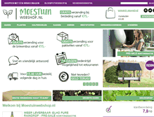 Tablet Screenshot of moestuinwebshop.nl